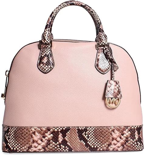 michael kors smythe large dome satchel|Michael Kors Smythe Large Dome Satchel in Blush .